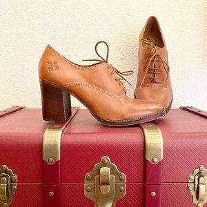 Patricia Nash Anna Italian Leather Lace Up Heels